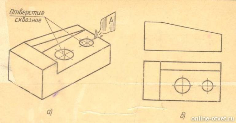 Рис 2 4 рисунок 2. Черчение детали упора а наглядное изображение. Рис. 90 (б) черчение. На рисунке а дано наглядное изображение детали. Рис 220 б черчение.