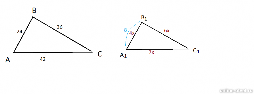 Стороны треугольника равны 4 118 см. Найдите отношение площадей. Отношение площадей 2 треугольников если стороны 1 равны 24. Отношение площадей 2 треугольников если стороны 1 равны 36. Одна сторона треугольника равна 24 см.