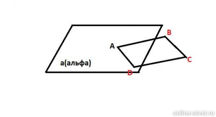 Параллельный перенос параллелограмма на вектор bd. Параллелограмм ABCD И плоскость Альфа. Параллелограмм в плоскости Альфа. Параллелограмм а б с д а б. ABCD параллелограмм точки a b c d лежат в плоскости Альфа доказать точка c.