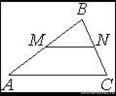 Ас соответственно. Прямая параллельная стороне BC треугольника ABC пересекает стороны. Прямая паралельная стороне AC треугольника ABC, пересекает стороны ab и BC. Прямая параллельная стороне AC пересекает сторону BC В точках m и. Найдите площадь треугольника MBN..