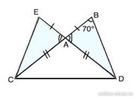 На рисунке ac ad. АС=ad ab=AE угол CBD = 70. На рисунке ab: ad = AC :AE. АС=ad угол CBD. АС=ad ab=AE угол CBD = 70 Найдите угол AEC.