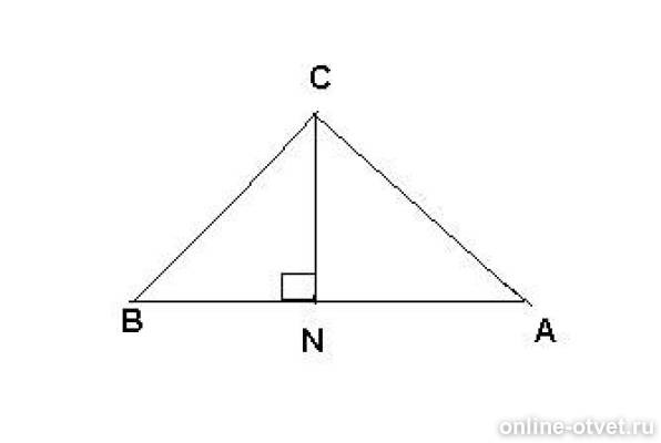 Равнобедренный треугольник изображен на рисунке а б в г ответы