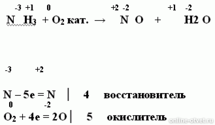 Запишите реакцию кислорода с азотом