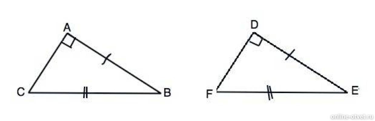 На рисунке показаны соответственно. Треугольник ABC И Def равны. Треугольник ABC И Def равны стороны ab и de BC И DF соответственные. Сторона де треугольника деф. Треугольник АВС равен треугольнику деф.