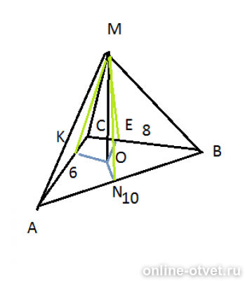 Пирамида прямоугольный треугольник 60 градус