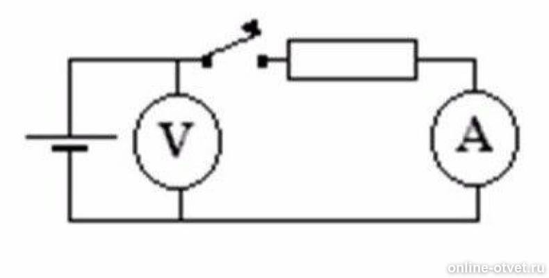 Цепь изображенная на рисунке подключена к источнику постоянного напряжения 44 в амперметр показывает