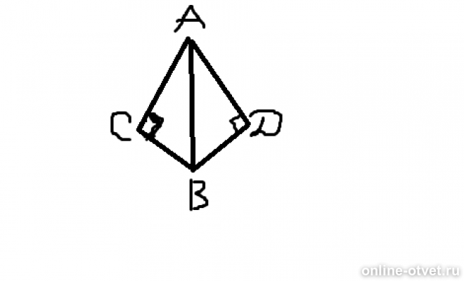 Прямоугольные треугольники ABC И ABD имеют общую гипотенузу ab. Прямоугольные треугольники АВС И АВД имеют общую гипотенузу АВ. Прямоугольные треугольники АБС И Абд имеют общую гипотенузу аб. Прямоугольный треугольник АБС И Абд имеют общую гипотенузу АВ. Прямоугольные треугольники abc и abd имеют