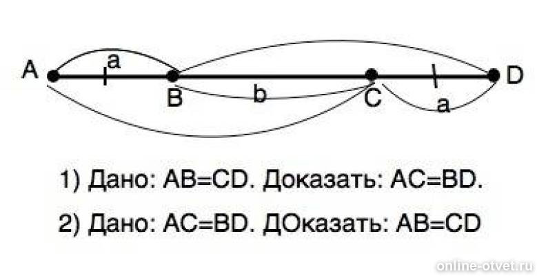 Доказать ab ac. 1) Дано ab= CD доказать: AC=bd. Ab CD доказать AC bd. Дано ab CD доказать AC bd дано AC bd доказать ab CD. Дано вектор ab CD докажите что AC bd.